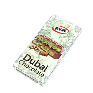 شکلات دبی آکای ۲۰۰ گرم با طعم پسته و کنافه