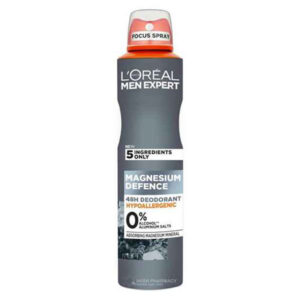 اسپری ضد تعریق مردانه منیزیم دیفنس لورال Loreal Magnesium Defence 250Ml