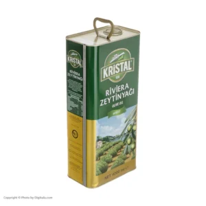 روغن زیتون برند کریستال ۴ لیتری حلبی Kristal
