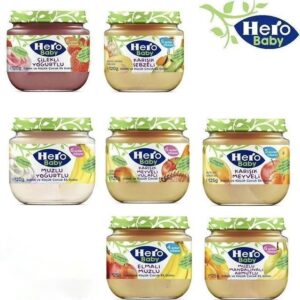 پوره میوه 125 گرمی هرو‌ Hero Baby