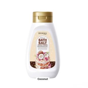 نمک بدن لایه بردار بیوآکوا BATH SALT COCNUT TIRAMISU بارایحه نارگیل تیرامیسو حجم 430 میل